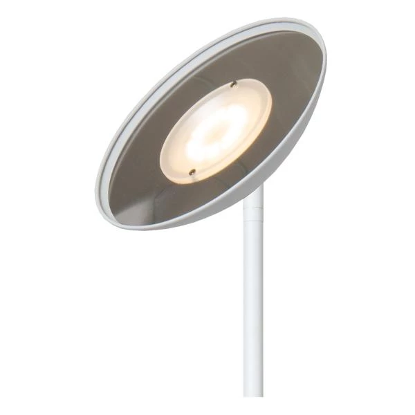 Lucide ZENITH - Floor lamp - LED Dim. - 1x20W 3000K - White - detail 3